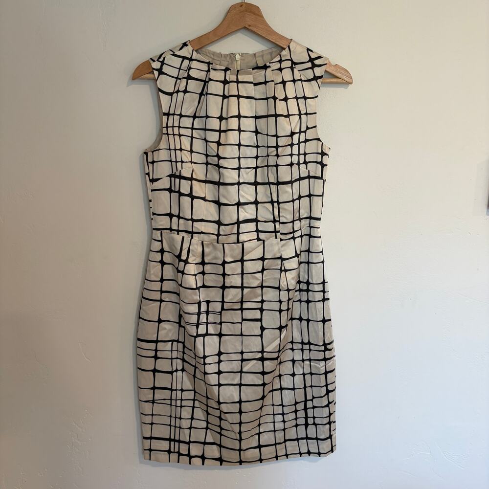 Banana Republic Silk Sheath Dress Womens Size 4 Old Money Academia Classic